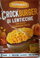 Crock burger di lenticchie