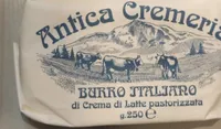 Butto italiano di Crema di latte padtorizzata