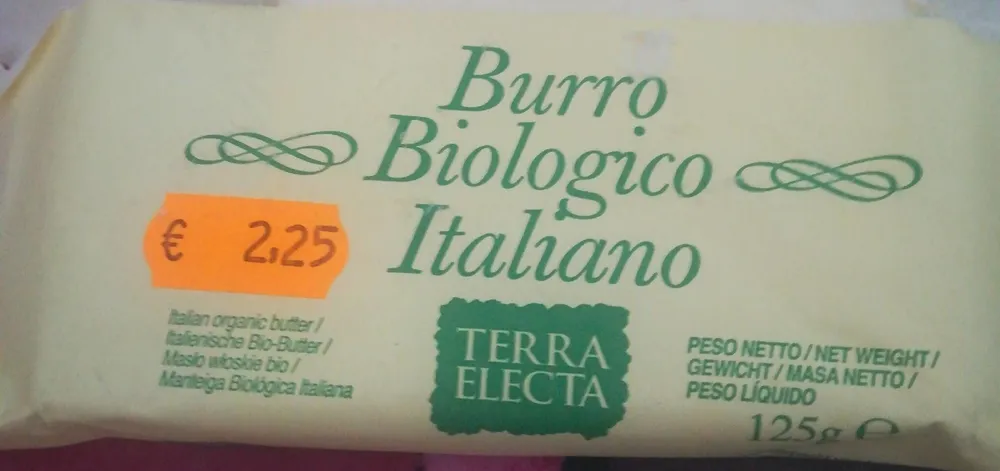 Burro biológico italiano