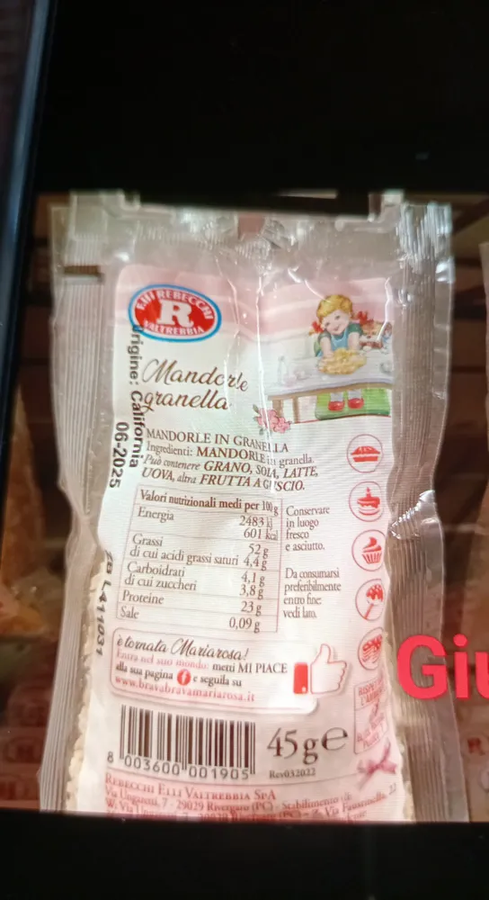 Mandorle granella