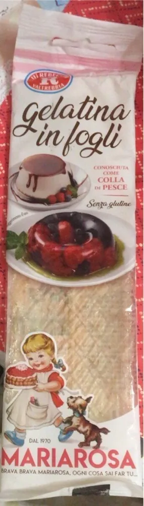 gelatina in fogli