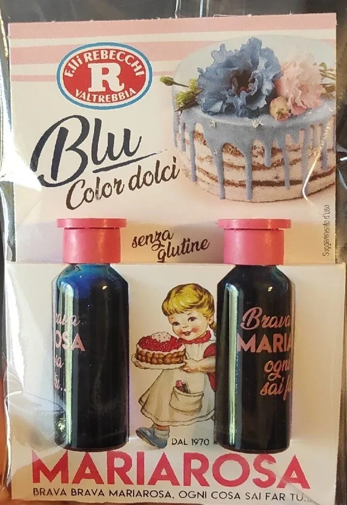 Blu colore dolci