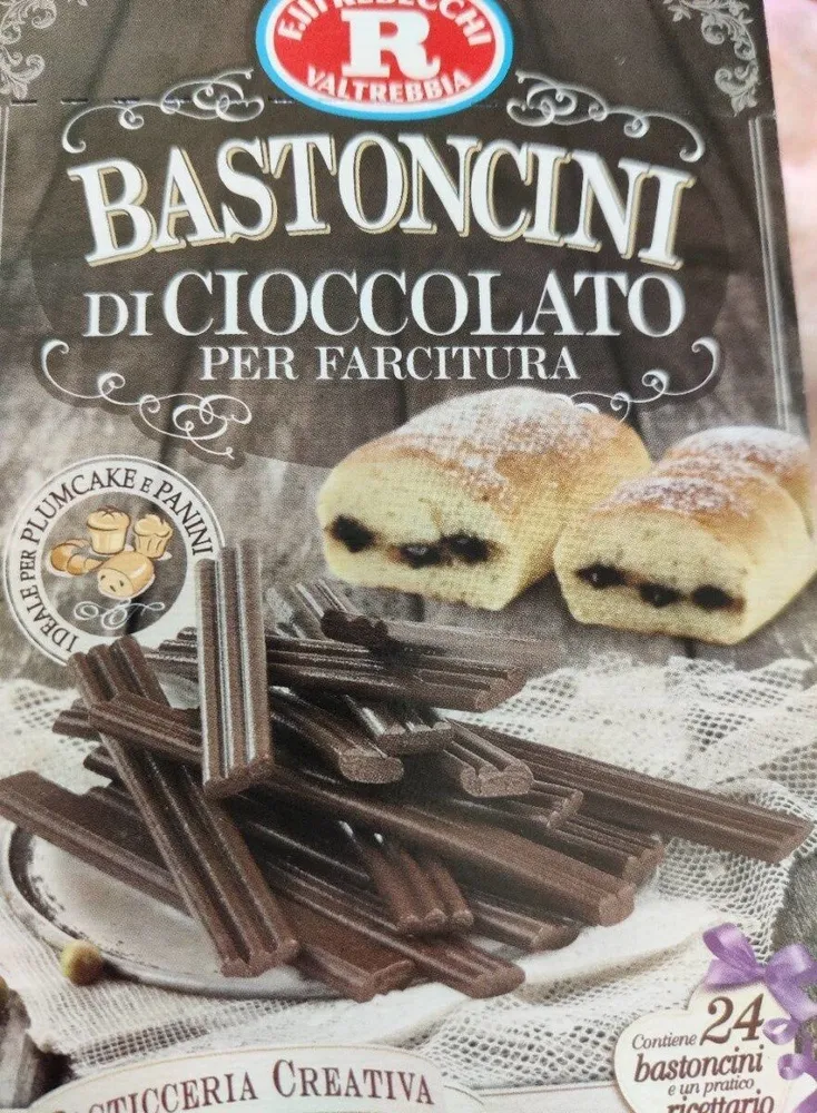 Bastoncini di cioccolato per farciture