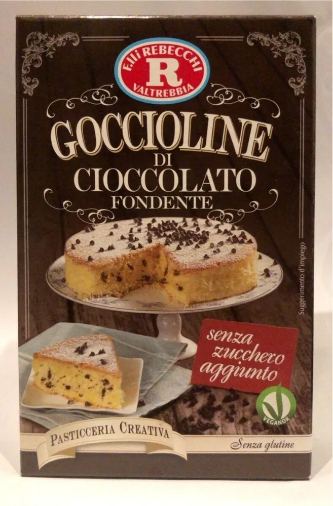 Goccioline di cioccolato fondente