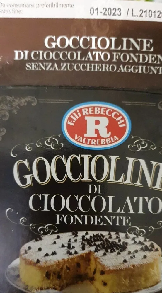 Goccioline di cioccolato