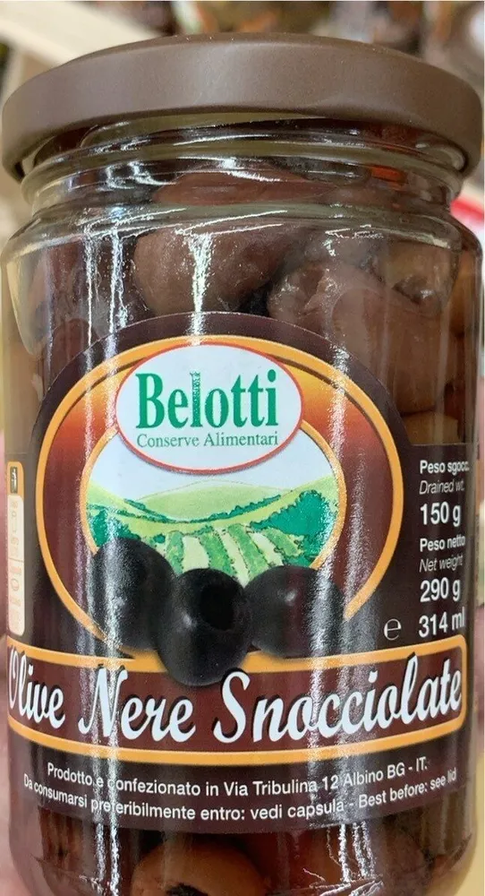 Olive bere snocciolate