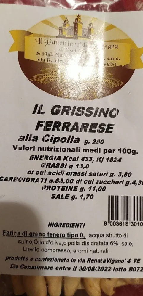 Il grissino ferrarese