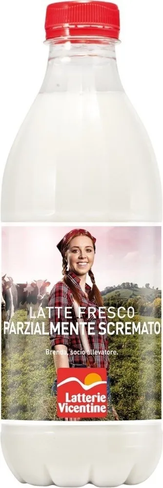 Latte fresco pastorizzato parzialmente scremato
