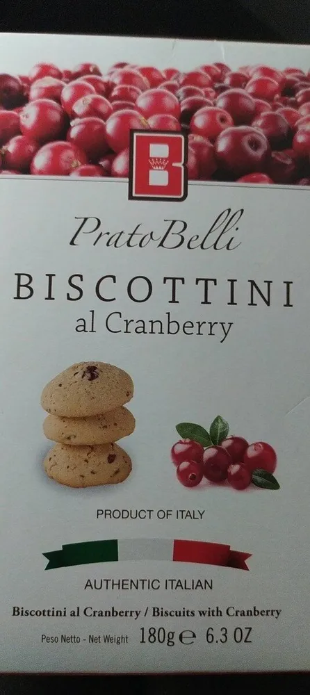 Biscottini al cranberry