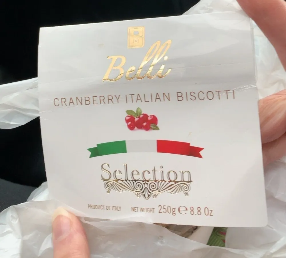 Cranberrry italian biscotti