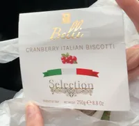 Cranberrry italian biscotti