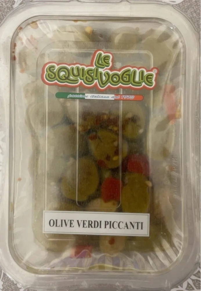 Olive verdi piccanti