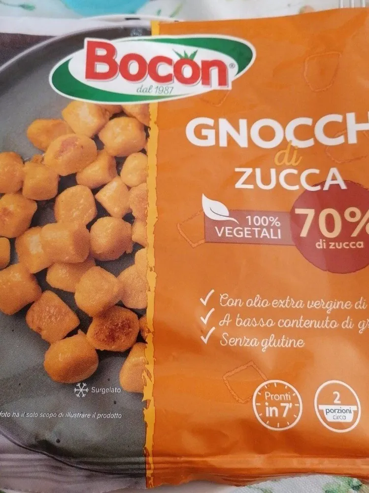 Gnocchi di zucca senza glutine surgelati