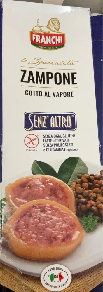 Zampone cotto al vapore