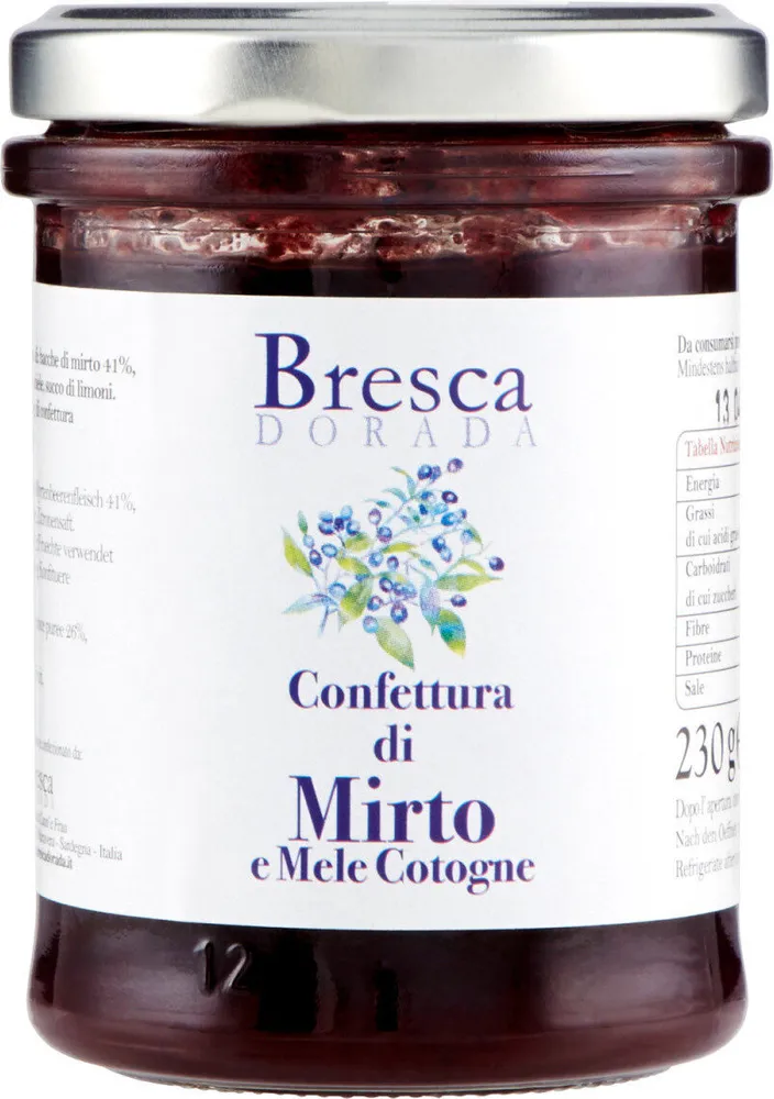 Confettura di mirto e mele cotogne