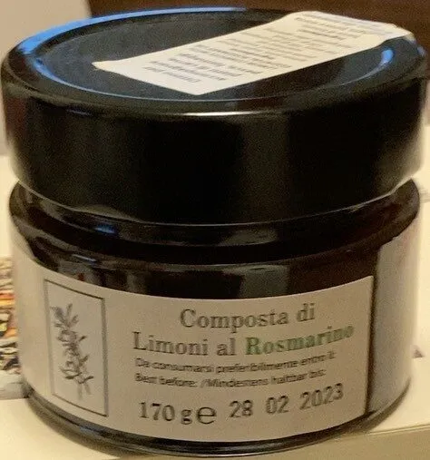 Composta di limoni al rosmarino