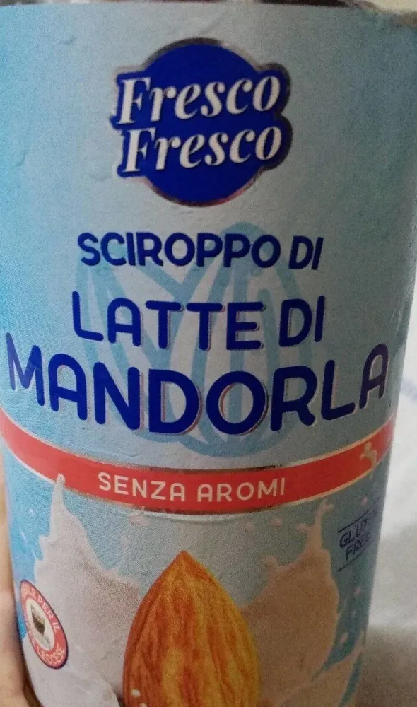 Sciroppo di latte di mandorle