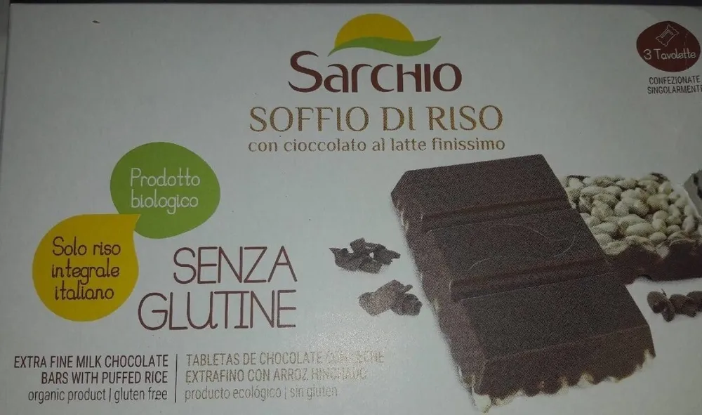 Soffio di riso con cioccolato al latte finissimo