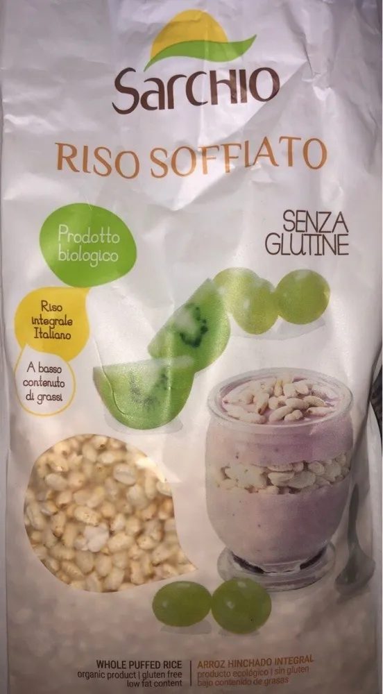 Arroz hinchado integral
