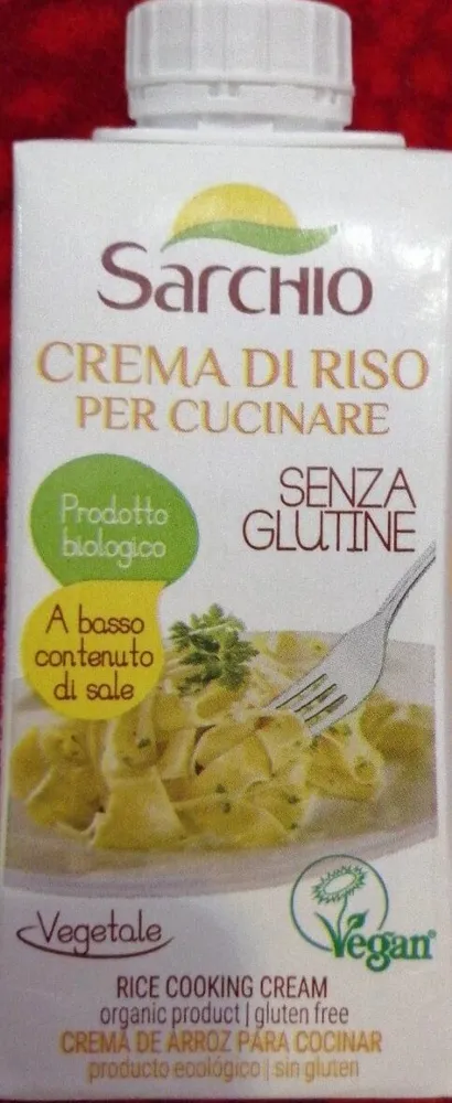 CREMA DI RISO PER CUCINARE
