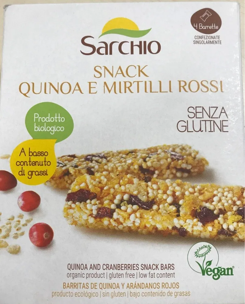 Snack Quinoa e Mirtilli Rossi