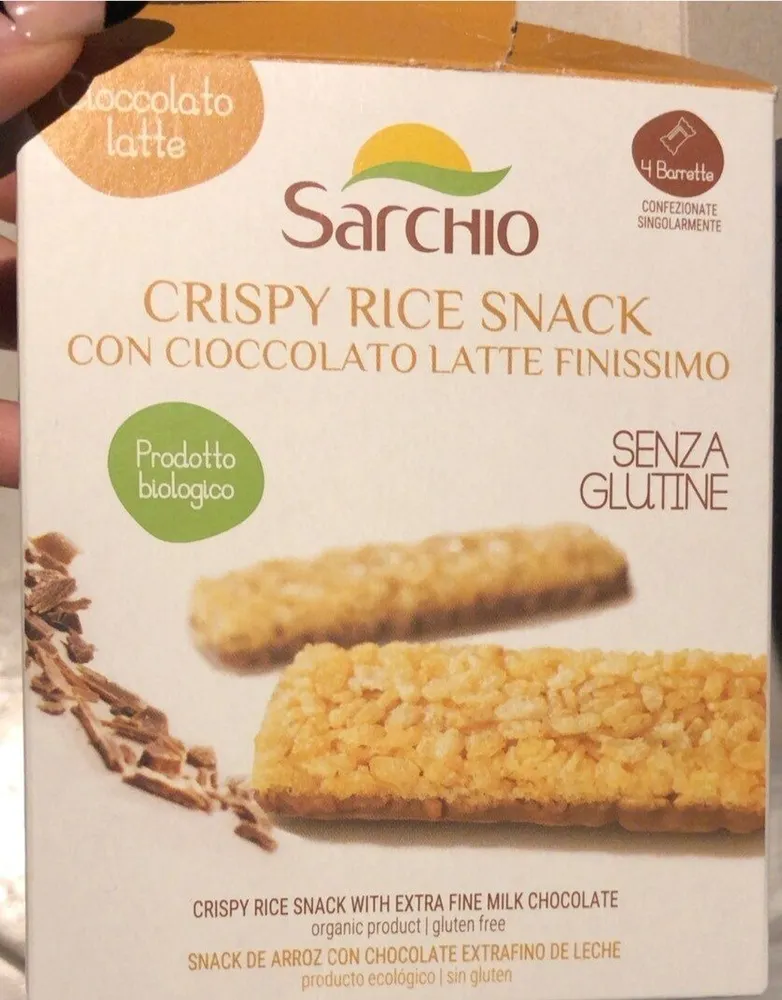 Crispy rice snack