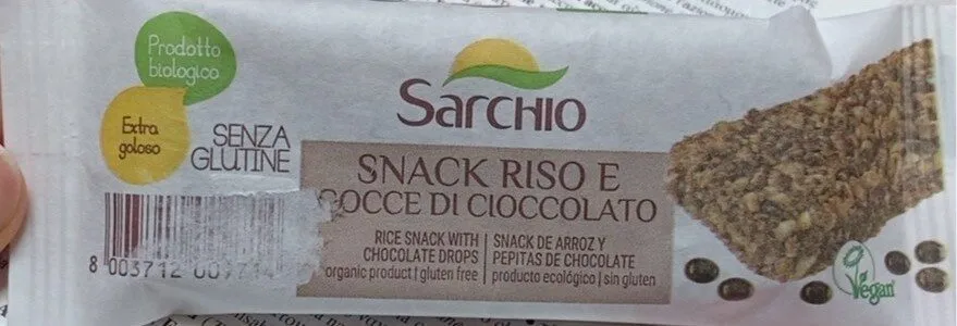Snack Riso e Gocce di Cioccolato