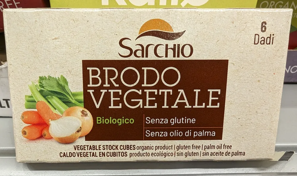 Organic gluten-free vegetable broth