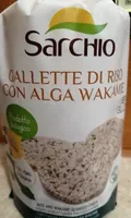 Gallette di riso con alga wakame