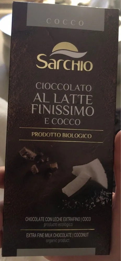 Cioccolato al latte finissimo e cocco