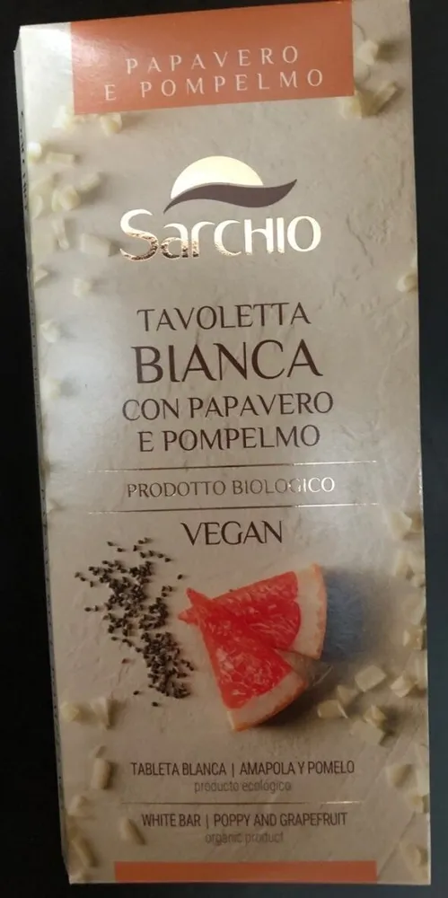 Tableta blanca de amapola y pomelo