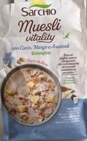 Muesli vitality con cocco, mango e anacardi