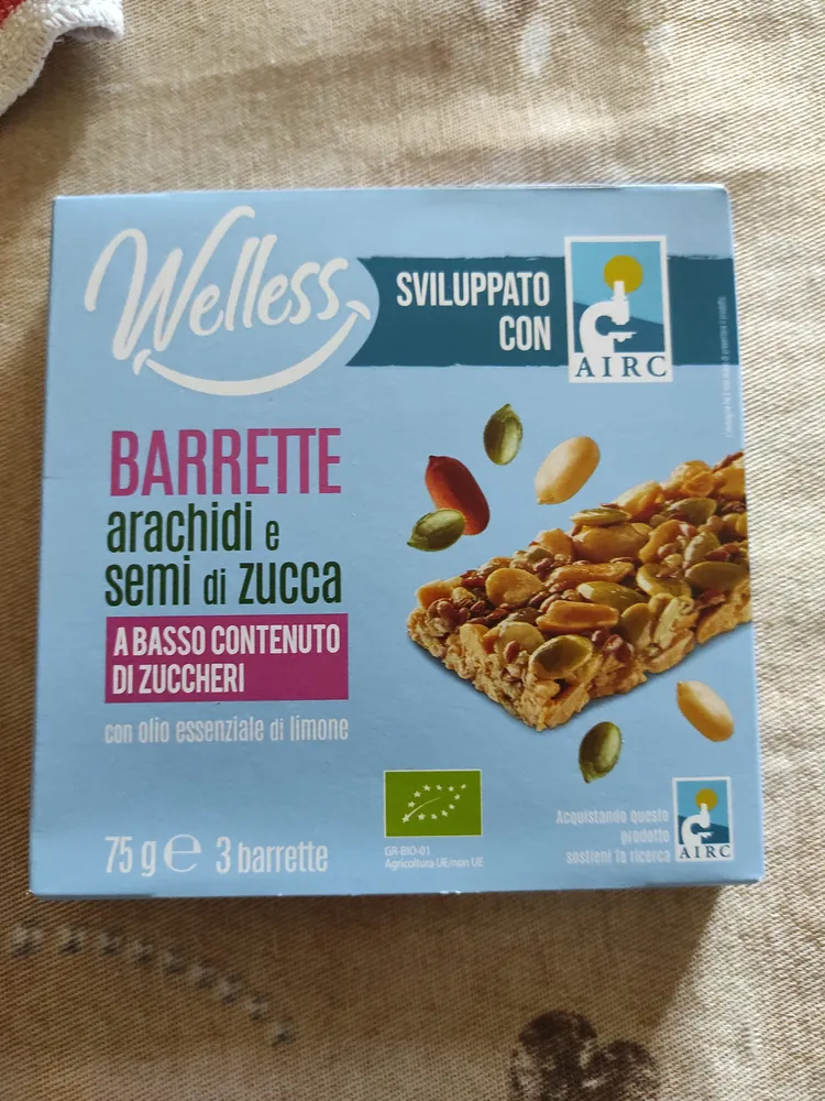 Barrette arachidi e semi di zucca