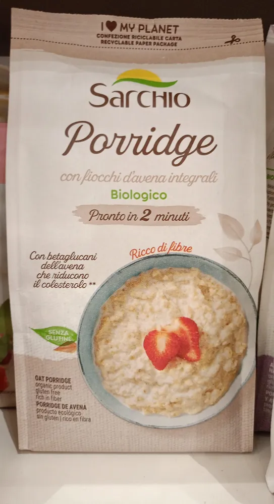Porridge con fiocchi d’avena integrali imp