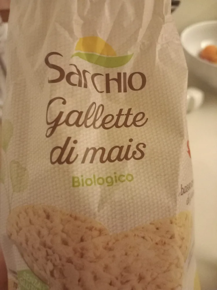 Gallette di mais biologico