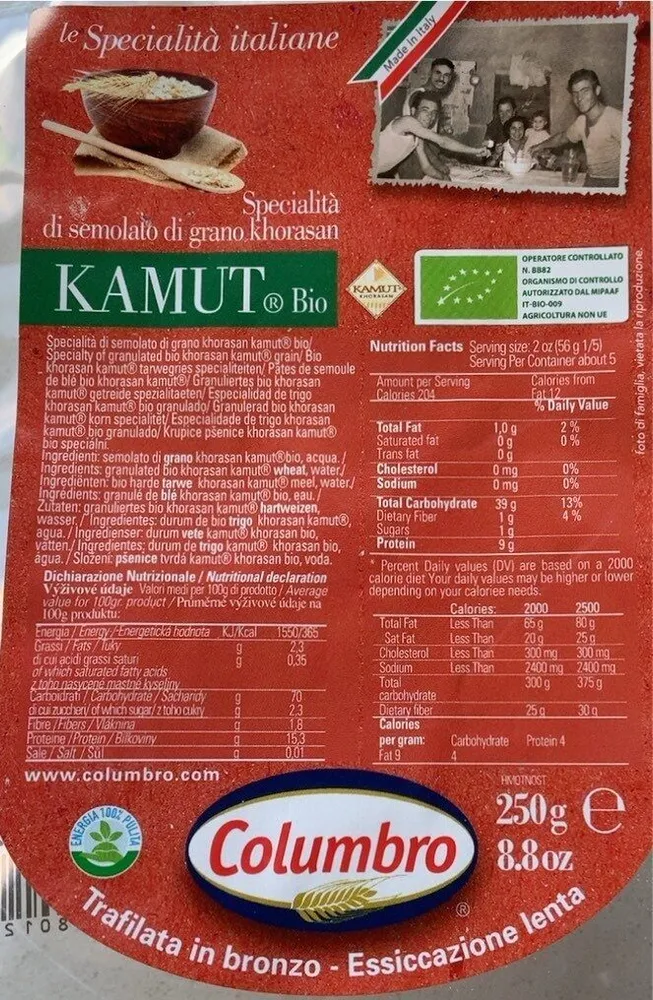 Le specialità italiane tagliolini di Kamut