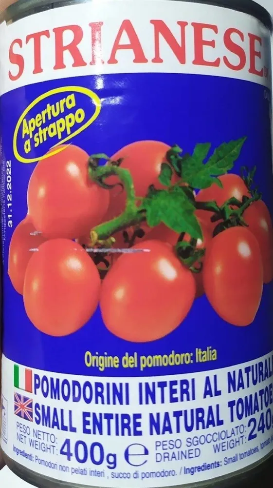 Pomodorini interi al naturale