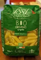 Pâtes Italiennes Penne Rigate Bio -1881 Pasta Berruto - Confezione 500g
