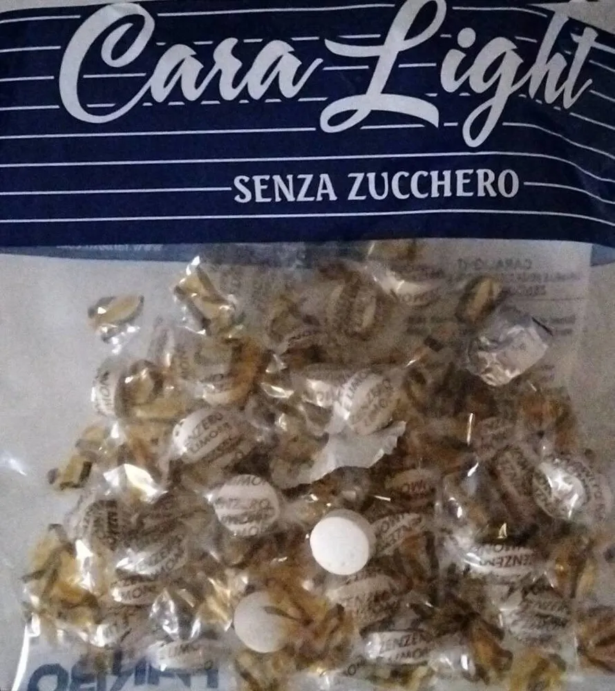 Caramelle senza zucchero con edulcoranti ZENZERO E LIMONE