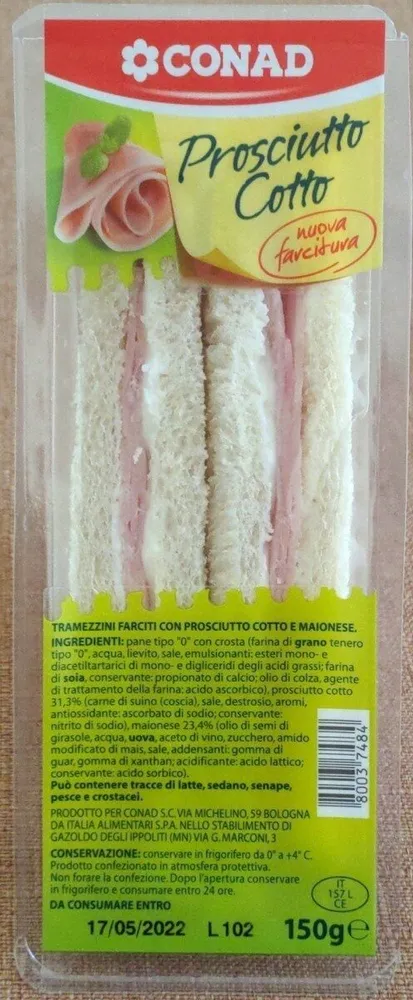 Tramezzini Prosciutto Cotto