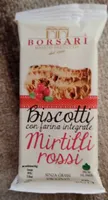 Biscotti con farina integrale Mirtilli Rossi