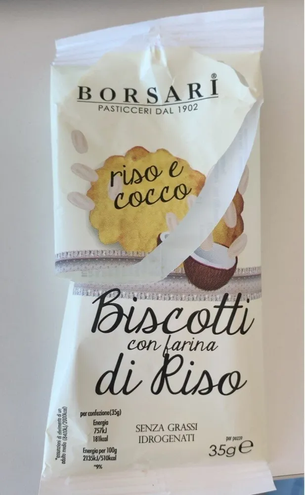 Biscotti con farina di riso