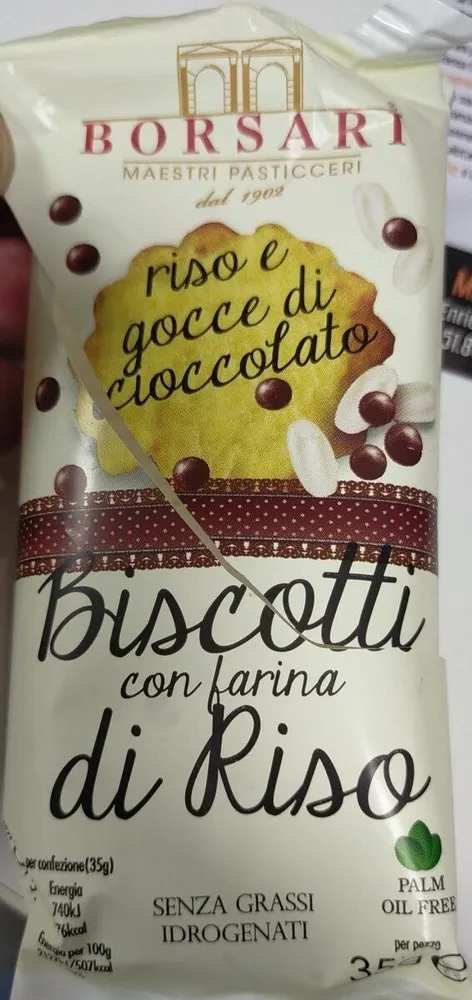 Biscotti con farina di riso