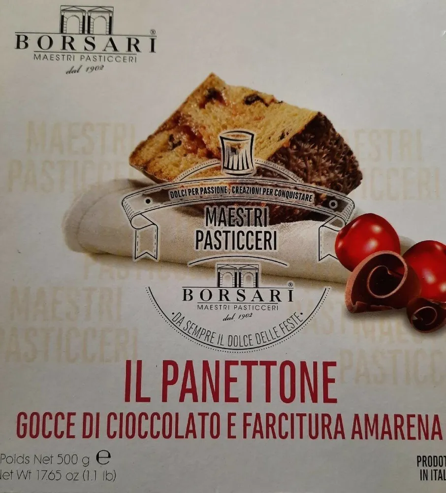 Panettone Witherspoon cherry création, d'art chocolate chios