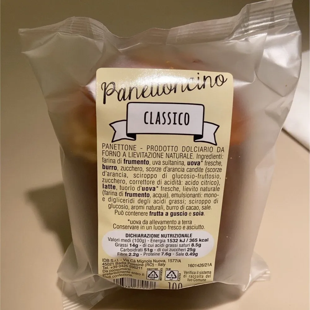 Panettoncino classico 100g