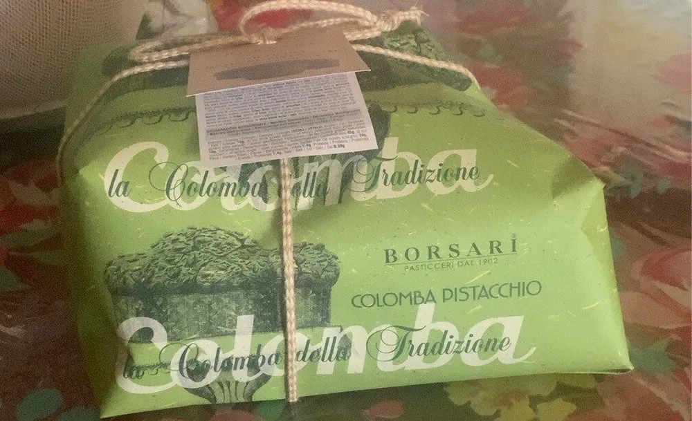 Colomba crema al pistacchio