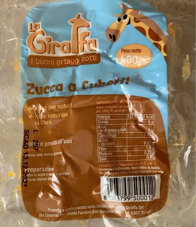 zucca a cubetti