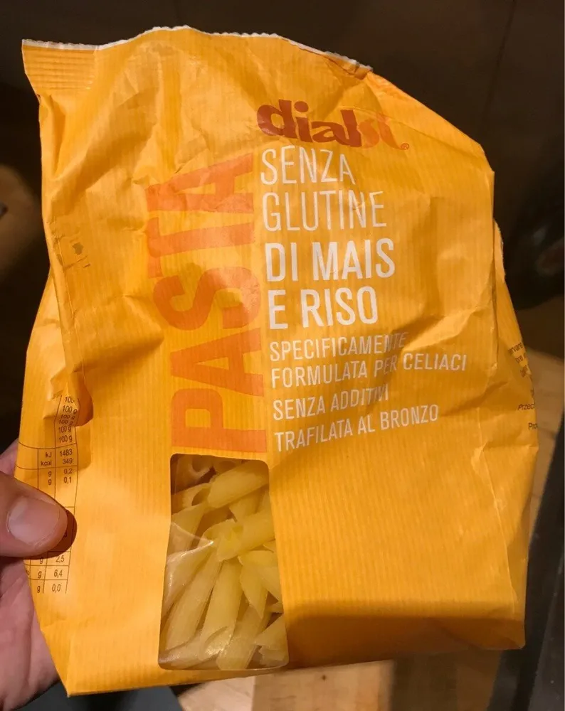 Pasta Sin Gluten de Maiz i Arroz