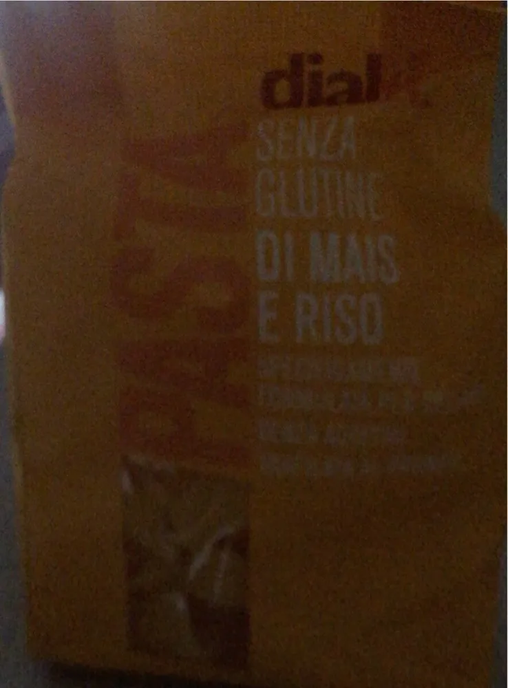 Pasta senza glitine di mais e riso