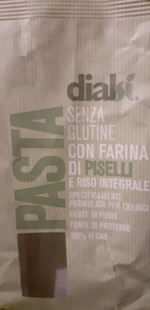 Pasta Dialsì senza glutine con farina di piselli